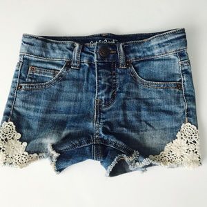 Little girls jean shorts
